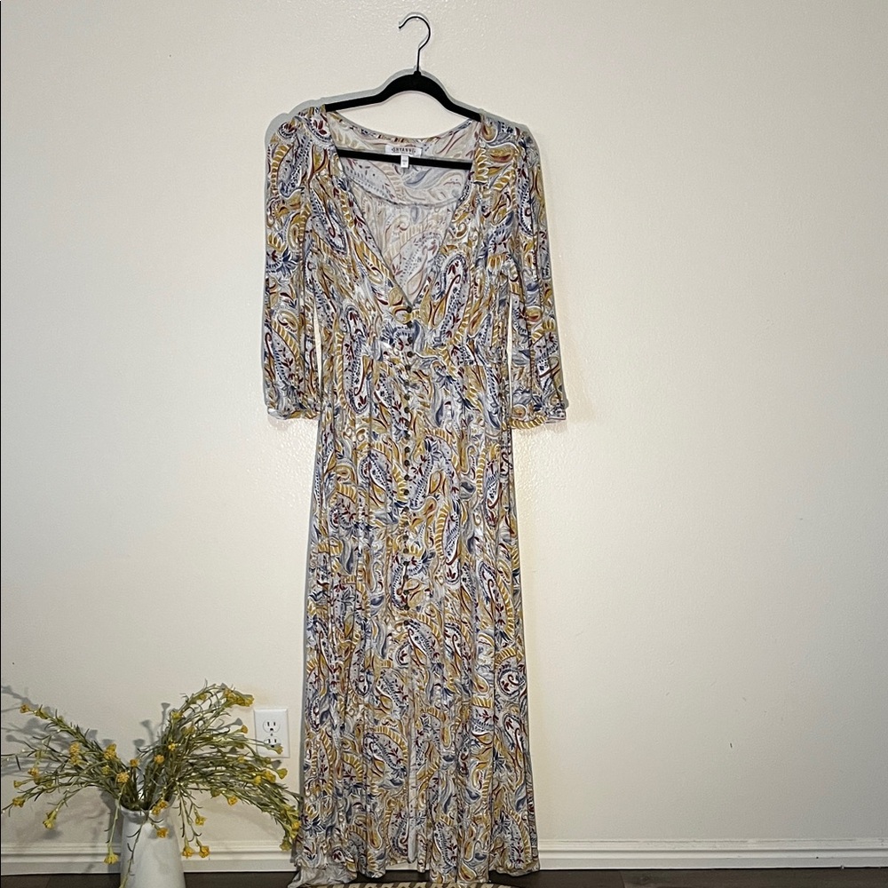 Shyanne Multicolor Paisley Maxi Dress - Picture 3 of 7